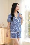  BSK06S6K01-BỘ SHORT KATE VỚI THIẾT KẾ CỔ TIM ĐIỂM NHẤN REN NỔI BẬT MANG  ĐẾN SỰ DUYÊN DÁNG VÀ TRẺ TRUNG,TẠO CẢM GIÁC THOẢI MÁI KHI MẶC 