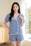  BSK06S6K01-BỘ SHORT KATE VỚI THIẾT KẾ CỔ TIM ĐIỂM NHẤN REN NỔI BẬT MANG  ĐẾN SỰ DUYÊN DÁNG VÀ TRẺ TRUNG,TẠO CẢM GIÁC THOẢI MÁI KHI MẶC 