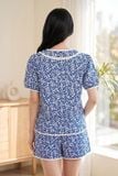  BSK06S6K01-BỘ SHORT KATE VỚI THIẾT KẾ CỔ TIM ĐIỂM NHẤN REN NỔI BẬT MANG  ĐẾN SỰ DUYÊN DÁNG VÀ TRẺ TRUNG,TẠO CẢM GIÁC THOẢI MÁI KHI MẶC 