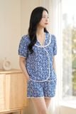  BSK06S6K01-BỘ SHORT KATE VỚI THIẾT KẾ CỔ TIM ĐIỂM NHẤN REN NỔI BẬT MANG  ĐẾN SỰ DUYÊN DÁNG VÀ TRẺ TRUNG,TẠO CẢM GIÁC THOẢI MÁI KHI MẶC 