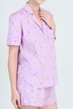  BSK08W5K02-BỘ SHORT KATE VỚI THIẾT KẾ CỔ PIJAMA  MANG  ĐẾN SỰ TRẺ TRUNG  VÀ NĂNG ĐỘNG 
