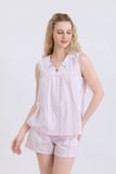  BSK13W5K01-BỘ SHORT KATE VỚI THIẾT KẾ CỔ SEN ĐÍNH NƠ NHẸ NHÀNG, NỮ TÍNH CÙNG CHẤT LIỆU MỀM MẠI, THOÁNG MÁT MANG LẠI CẢM GIÁC DỄ CHỊU KHI MẶC. 
