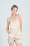  BSS01S5S39-BỘ SATIN SHORT VỚI THIẾT KẾ 2 DÂY QUYẾN RŨ, MANG LẠI CẢM GIÁC MỀM MẠI VÀ THOÁNG MÁT. 