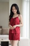  BSS01S5S45-BỘ SHORT THUN VỚI THIẾT KẾ 2 DÂY MANG  PHONG CÁCH TRẺ TRUNG VÀ THOÁNG MÁT. 