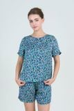  BSS01W5S02-"BỘ SHORT SATIN VỚI THIẾT KẾ CỔ SEN PHỐI BÈO NHẸ NHÀNG, MANG LẠI SỰ TRẺ TRUNG VÀ THOẢI MÁI  " 