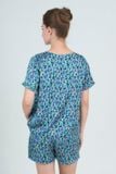  BSS01W5S02-"BỘ SHORT SATIN VỚI THIẾT KẾ CỔ SEN PHỐI BÈO NHẸ NHÀNG, MANG LẠI SỰ TRẺ TRUNG VÀ THOẢI MÁI  " 