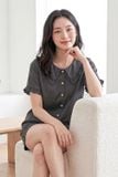  BSS01W5S07-BỘ SHORT SATIN VỚI THIẾT KẾ CỔ SEN PHỐI BÈO NHẸ NHÀNG, MANG LẠI SỰ TRẺ TRUNG VÀ THOẢI MÁI. 