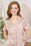  BSS02S5S52-BỘ SHORT SATIN VỚI THIẾT KẾ CỔ PIJAMA MANG PHONG CÁCH NHẸ NHÀNG VÀ THOẢI MÁI KHI MẶC 