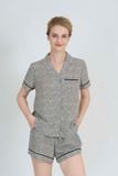  BSS02S5S63-BỘ SHORT SATIN VỚI THIẾT KẾ CỔ PIJAMA MANG PHONG CÁCH NHẸ NHÀNG VÀ THOẢI MÁI KHI MẶC 