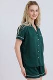  BSS02S5S64-BỘ SHORT SATIN VỚI THIẾT KẾ CỔ PIJAMA MANG PHONG CÁCH NHẸ NHÀNG VÀ THOẢI MÁI KHI MẶC 