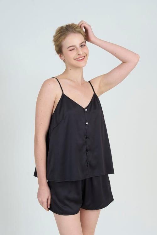  BSS02W5S03-BỘ SHORT SATIN 2 DÂY QUYẾN RŨ, MANG LẠI CẢM GIÁC MỀM MẠI VÀ THOÁNG MÁT. 