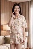  BSS05S6S01-BỘ SHORT SATIN VỚI THIẾT KẾ CỔ SƠ MI ĐƠN GIẢN MANG LẠI SỰ TRẺ TRUNG CÙNG CHẤT LIỆU MỀM MẠI TẠO CẢM GIÁC THOẢI MÁI KHI MẶC. 