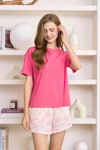  BST01S5T02-BỘ SHORT THUN  VỚI THIẾT KẾ CỔ TRÒN ĐƠN GIẢN MANG LẠI SỰ TRẺ TRUNG, NĂNG ĐỘNG VÀ THOẢI MÁI KHI MẶC 