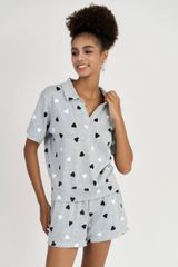 BST02S5T01-BỘ SHORT THUN VỚI THIẾT KẾ CỔ BẺ MANG PHONG CÁCH NĂNG ĐỘNG, TRẺ TRUNG  VÀ THOẢI MÁI .