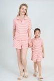  BST02S5T03-BỘ SHORT THUN VỚI THIẾT KẾ CỔ BẺ MANG PHONG CÁCH NĂNG ĐỘNG, TRẺ TRUNG  VÀ THOẢI MÁI . 
