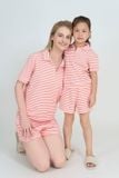  BST02S5T03-BỘ SHORT THUN VỚI THIẾT KẾ CỔ BẺ MANG PHONG CÁCH NĂNG ĐỘNG, TRẺ TRUNG  VÀ THOẢI MÁI . 