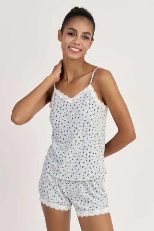  BST037S12-BỘ SHORT THUN 2 DÂY PHỐI REN NỔI BẬT TẠO SỰ TRẺ TRUNG VÀ MANG LẠI CẢM GIÁC  MÁT MẺ , THOẢI MÁI KHI MẶC 