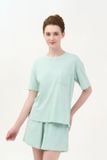  BST03W5T03-BỘ SHORT THUN  VỚI THIẾT KẾ CỔ TRÒN ĐƠN GIẢN MANG LẠI SỰ TRẺ TRUNG, NĂNG ĐỘNG VÀ THOẢI MÁI KHI MẶC 