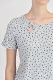  BST049W02-BỘ SHORT THUN VỚI THIẾT KẾ CỔ TRÒN ĐÍNH NƠ TẠO ĐIỂM NHẤN NỮ TÍNH VÀ TRẺ TRUNG PHÙ HỢP CHO NHỮNG NGÀY HÈ 