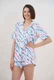  BST060W45-BỘ SHORT THUN PIJAMA THIẾT KẾ TỪ CHẤT LIỆU THUN CO GIÃN, MỀM MẠI MANG LẠI SỰ THOẢI MÁI KHI MẶC 