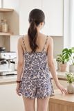  BST06W5T02-BỘ SHORT THUN VỚI THIẾT KẾ 2 DÂY MANG  PHONG CÁCH TRẺ TRUNG VÀ THOÁNG MÁT. 