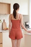  BST06W5T03-BỘ SHORT THUN VỚI THIẾT KẾ 2 DÂY MANG  PHONG CÁCH TRẺ TRUNG VÀ THOÁNG MÁT. 