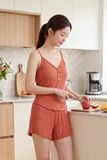  BST06W5T03-BỘ SHORT THUN VỚI THIẾT KẾ 2 DÂY MANG  PHONG CÁCH TRẺ TRUNG VÀ THOÁNG MÁT. 