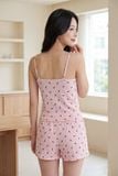  BST06W5T05-BỘ SHORT THUN VỚI THIẾT KẾ 2 DÂY MANG  PHONG CÁCH TRẺ TRUNG VÀ THOÁNG MÁT. 