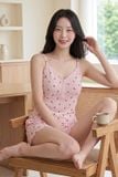  BST06W5T05-BỘ SHORT THUN VỚI THIẾT KẾ 2 DÂY MANG  PHONG CÁCH TRẺ TRUNG VÀ THOÁNG MÁT. 