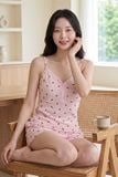  BST06W5T05-BỘ SHORT THUN VỚI THIẾT KẾ 2 DÂY MANG  PHONG CÁCH TRẺ TRUNG VÀ THOÁNG MÁT. 