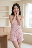  BST06W5T05-BỘ SHORT THUN VỚI THIẾT KẾ 2 DÂY MANG  PHONG CÁCH TRẺ TRUNG VÀ THOÁNG MÁT. 