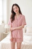  BST09W5T06-BỘ SHORT THUN PIJAMA THIẾT KẾ TỪ CHẤT LIỆU THUN CO GIÃN, MỀM MẠI MANG LẠI SỰ THOẢI MÁI VÀ THOÁNG MÁT 