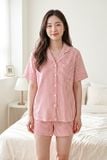  BST09W5T06-BỘ SHORT THUN PIJAMA THIẾT KẾ TỪ CHẤT LIỆU THUN CO GIÃN, MỀM MẠI MANG LẠI SỰ THOẢI MÁI VÀ THOÁNG MÁT 