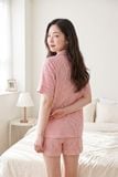  BST09W5T06-BỘ SHORT THUN PIJAMA THIẾT KẾ TỪ CHẤT LIỆU THUN CO GIÃN, MỀM MẠI MANG LẠI SỰ THOẢI MÁI VÀ THOÁNG MÁT 