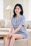  BST09W5T08-BỘ SHORT THUN PIJAMA THIẾT KẾ TỪ CHẤT LIỆU THUN CO GIÃN, MỀM MẠI MANG LẠI SỰ THOẢI MÁI VÀ THOÁNG MÁT 