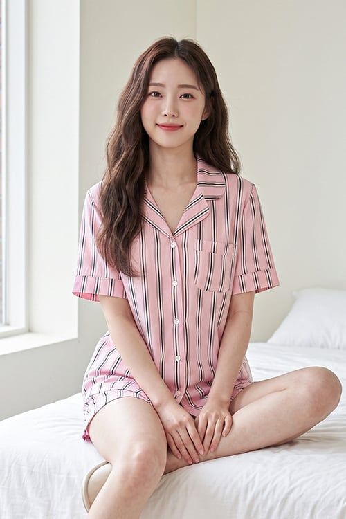  BST09W5T09-BỘ SHORT THUN PIJAMA THIẾT KẾ TỪ CHẤT LIỆU THUN CO GIÃN, MỀM MẠI MANG LẠI SỰ THOẢI MÁI VÀ THOÁNG MÁT 