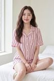  BST09W5T09-BỘ SHORT THUN PIJAMA THIẾT KẾ TỪ CHẤT LIỆU THUN CO GIÃN, MỀM MẠI MANG LẠI SỰ THOẢI MÁI VÀ THOÁNG MÁT 