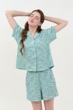  BST10W5T01-BỘ SHORT THUN  VỚI THIẾT KẾ PIJAMA ĐƠN GIẢN MANG LẠI SỰ NĂNG ĐỘNG VÀ THOẢI MÁI KHI MẶC 