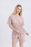  BST11W5T02-BỘ SHORT THUN  VỚI THIẾT KẾ CỔ TRÒN ĐƠN GIẢN MANG LẠI SỰ TRẺ TRUNG, NĂNG ĐỘNG VÀ THOẢI MÁI KHI MẶC 