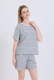  BST11W5T03-BỘ SHORT THUN  VỚI THIẾT KẾ CỔ TRÒN ĐƠN GIẢN MANG LẠI SỰ TRẺ TRUNG, NĂNG ĐỘNG VÀ THOẢI MÁI KHI MẶC 