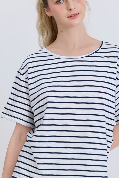  BST11W5T03-BỘ SHORT THUN  VỚI THIẾT KẾ CỔ TRÒN ĐƠN GIẢN MANG LẠI SỰ TRẺ TRUNG, NĂNG ĐỘNG VÀ THOẢI MÁI KHI MẶC 