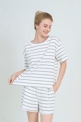 BST12W5T01-BỘ SHORT THUN  VỚI THIẾT KẾ CỔ TRÒN ĐƠN GIẢN MANG LẠI SỰ TRẺ TRUNG, NĂNG ĐỘNG VÀ THOẢI MÁI KHI MẶC