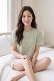  BST12W5T06-BỘ SHORT THUN  VỚI THIẾT KẾ CỔ TRÒN ĐƠN GIẢN MANG LẠI SỰ TRẺ TRUNG, NĂNG ĐỘNG VÀ THOẢI MÁI KHI MẶC 