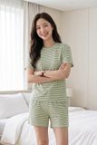 BST12W5T06-BỘ SHORT THUN  VỚI THIẾT KẾ CỔ TRÒN ĐƠN GIẢN MANG LẠI SỰ TRẺ TRUNG, NĂNG ĐỘNG VÀ THOẢI MÁI KHI MẶC 