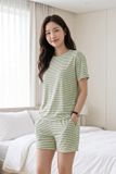  BST12W5T06-BỘ SHORT THUN  VỚI THIẾT KẾ CỔ TRÒN ĐƠN GIẢN MANG LẠI SỰ TRẺ TRUNG, NĂNG ĐỘNG VÀ THOẢI MÁI KHI MẶC 