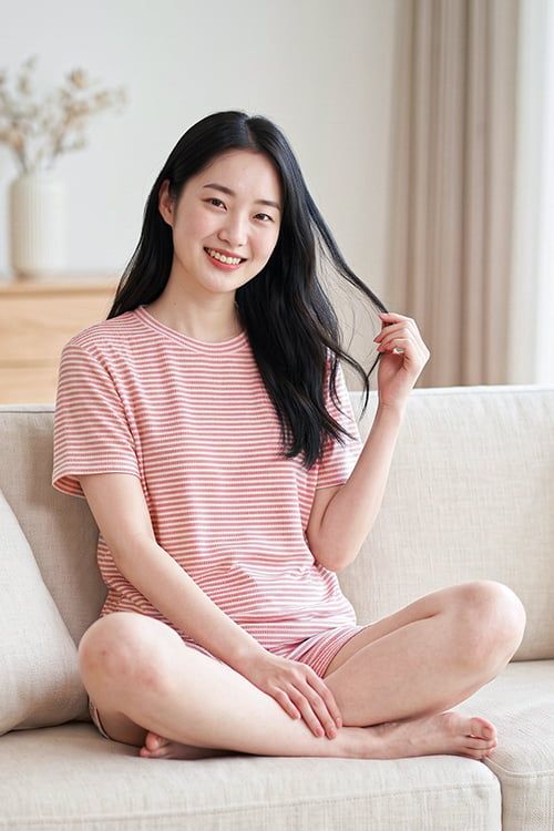  BST12W5T08-BỘ SHORT THUN  VỚI THIẾT KẾ CỔ TRÒN ĐƠN GIẢN MANG LẠI SỰ TRẺ TRUNG, NĂNG ĐỘNG VÀ THOẢI MÁI KHI MẶC 