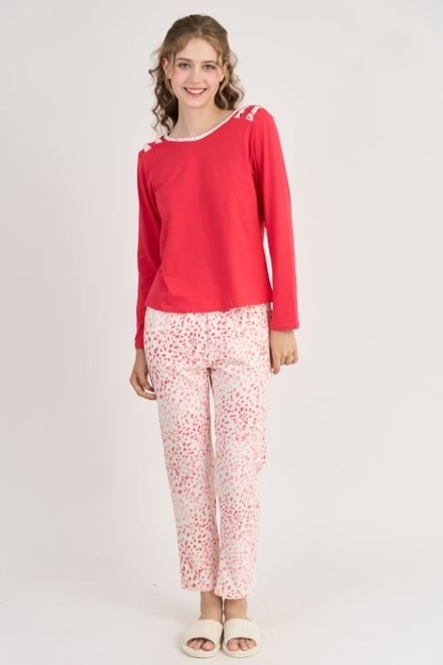  BTD03S5T07-BỘ THUN DÀI VỚI THIẾT KẾ CỔ TRÒN ĐƠN GIẢN NHƯNG TINH TẾ MANG LẠI CẢM GIÁC THOẢI MÁI KHI MẶC 