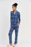  BTD08S5T09-BỘ THUN DÀI VỚI THIẾT KẾ PIJAMA TỪ CHẤT LIỆU  CO GIÃN, MỀM MẠI MANG LẠI SỰ THOẢI MÁI KHI MẶC 