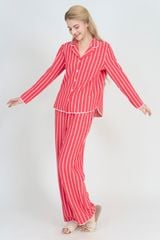 BTD19W5T01-BỘ THUN DÀI VỚI THIẾT KẾ PIJAMA ĐIỂM NHẤN VIỀN NỔI BẬT MANG LẠI SỰ DUYÊN DÁNG VÀ THOẢI MÁI