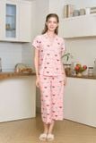  BTL01W5T01-BỘ LỬNG THUN VỚI THIẾT KẾ PIJAMA ĐIỂM TẠO SỰ TRẺ TRUNG VÀ NĂNG ĐỘNG 